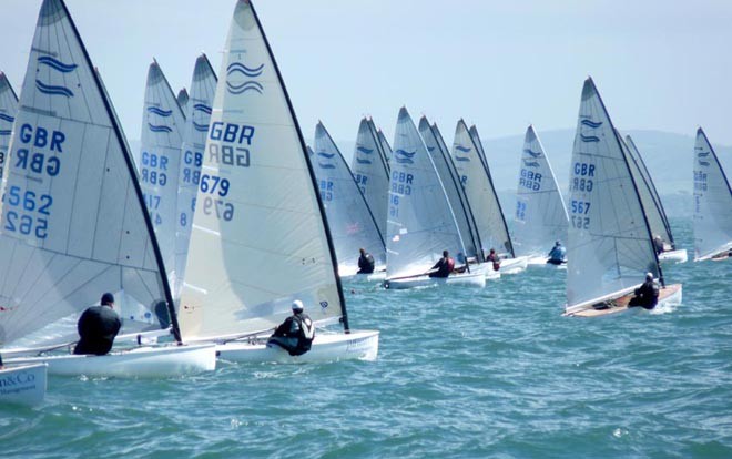 Start of race six - Finn UK Nationals 2011 © Claire ADB and BFA